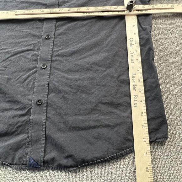 UNTUCKit Shirt Adult Large Black Button Up Long Sleeve Dress Formal Casual Men's - Picture 13 of 14